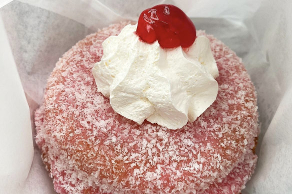 There are plenty of gluten-free baked treats by the team, who also run Redfern bakery Donut Papi.