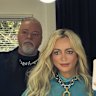 Radio personalities Kyle Sandilands and Jackie O 