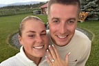 Brooke Warne has announced her engagement to longtime partner Alex Heath during their US holiday.