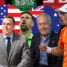 Some of the countries and key players behind world tennis’ transformation - Aryna Sablenka, Lew Sherr, Novak Djokovic, Craig Tiley, and Alex de Minaur