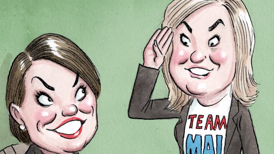 Anna Bligh and Sally Cray