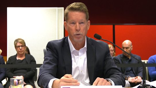 Affinity Education chief executive Tim Hickey told the hearing his base salary was $625,000.
