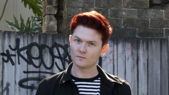 Rhys Nicholson near Australia Street in Sydney’s Newtown.