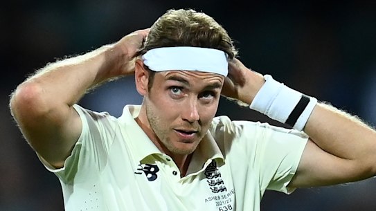 Stuart Broad has been dropped, along with three other English players, for the Boxing Day Test.