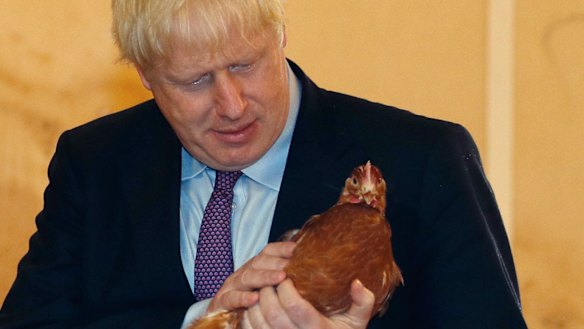 Game of chicken: Boris Johnson ups the stakes over Brexit.