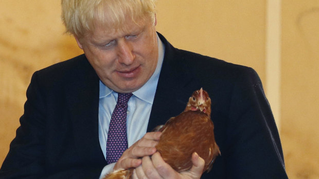 Game of chicken: Boris Johnson ups the stakes over Brexit.