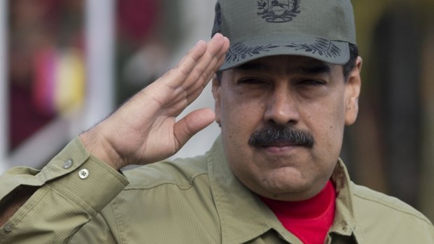 Venezuela's President Nicolas Maduro. Observers say voters have largely boycotted Sunday's presidential election. 