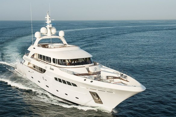 Anthony Bell’s new superyacht, Ghost III.