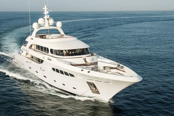 Anthony Bell’s new superyacht, Ghost III.