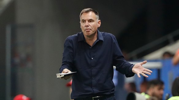 Matildas coach Ante Milicic was emotional after the loss to Norway.