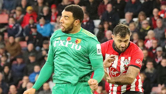 Critics: Southampton striker Charlie Austin (right) blasted officials in last week's draw with Watford.