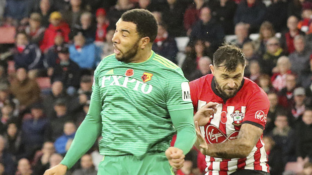 Critics: Southampton striker Charlie Austin (right) blasted officials in last week's draw with Watford.