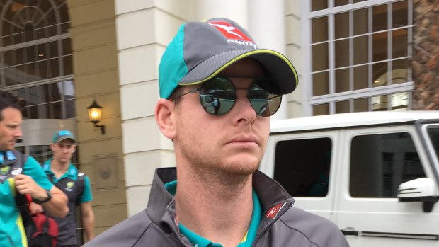 Steve Smith has seemed quite agitated whilst in South Africa.