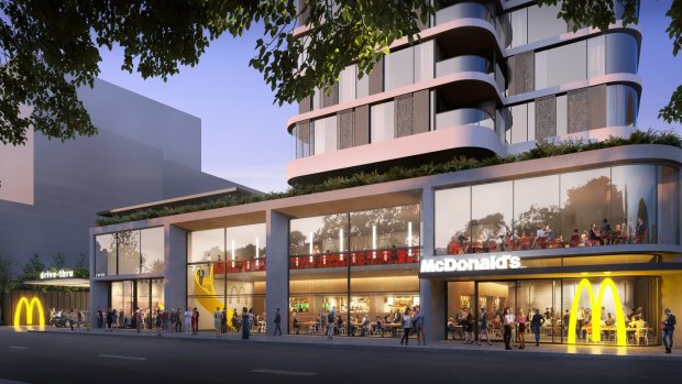 McDonald’s wants to build a residential tower on the site of its outlet in the Parramatta CBD.