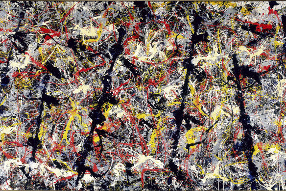 Jackson Pollock’s Blue Poles.