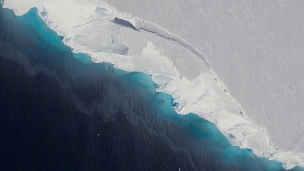 Thwaites glacier in 2019 
