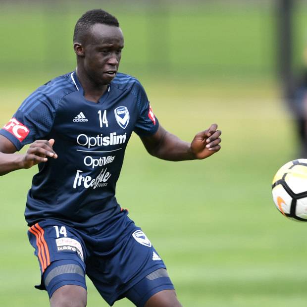Star in the making: Melbourne Victory's Thomas Deng.