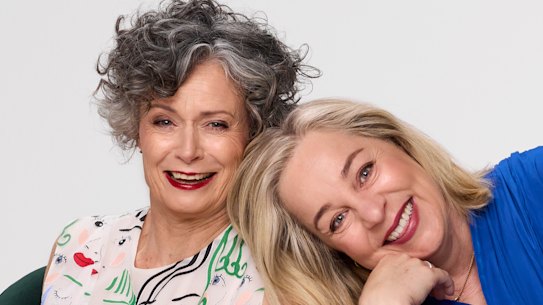 Judith Lucy (left) and Kaz Cooke will host the live comedy show Kaz & Jude’s Menopausal Night Out.