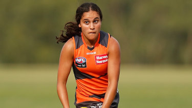After a rollercoaster year, Western Sydney's Haneen Zreika will finally make her debut with the Giants.