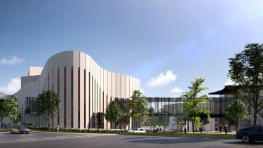 Renderings of proposed performance arts centre being built in Western Sydney, by Rooty Hill RSL, now known as West HQ