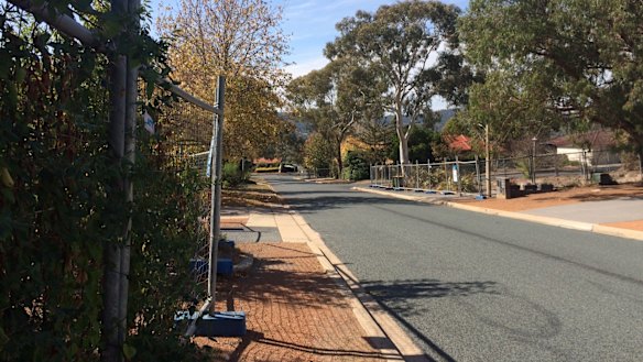 Hawker Street in Torrens has nine Mr Fluffy blocks, the most of any street in Canberra. 