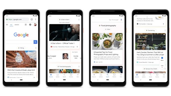 Google introduces new 'Discover' feature as Search turns 20