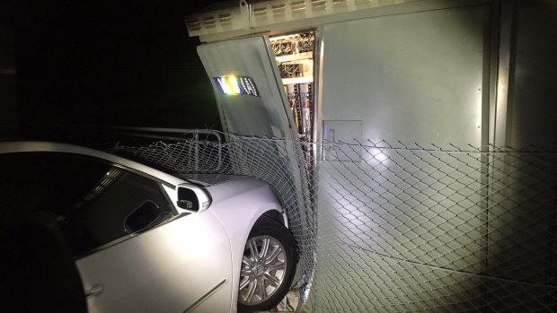 A car crash at Riverwood has damaged train signalling equipment. 