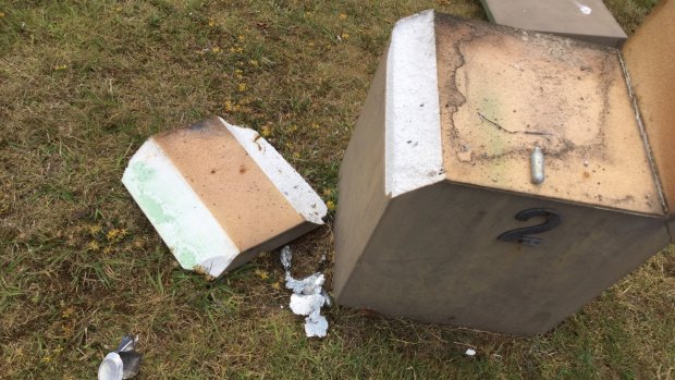 Letterboxes are being destroyed by devices on the Sunshine Coast. 
