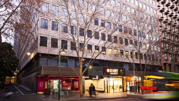 RMIT's strata building in Bourke Street.