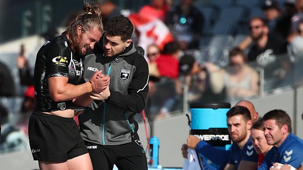 Kieran Foran broke down in his return for New Zealand last November.