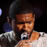 Usher delivered a respectable, if not forgettable, Half Time show.