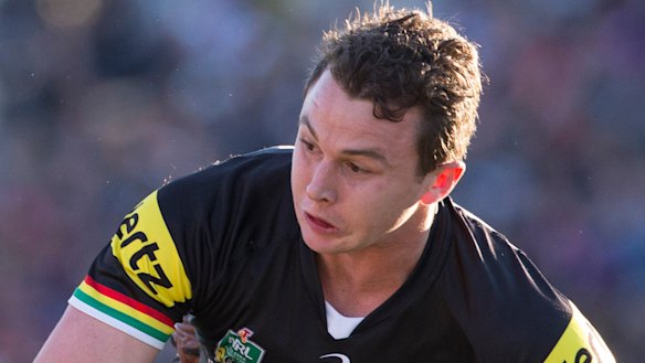Out of favour: Panthers fullback Dylan Edwards.
