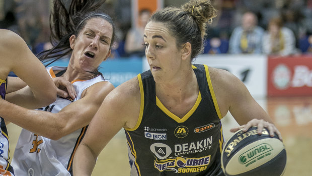  Jenna O’Hea and her Melboune Boomers could go all the way this WNBL season.