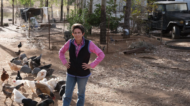 Chicken farmer Brenda Lipsys is proud to stick up for Biloela’s own. 
