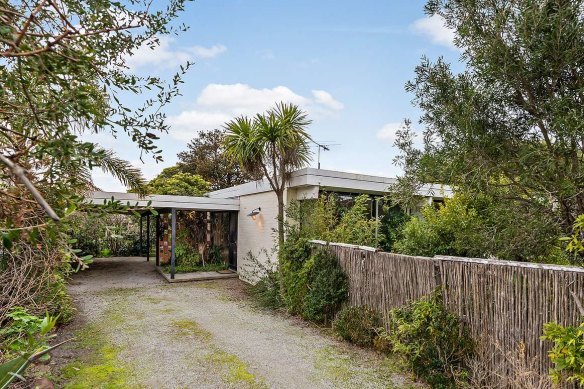 The mid-century home in Nautilus Street, Beaumaris.