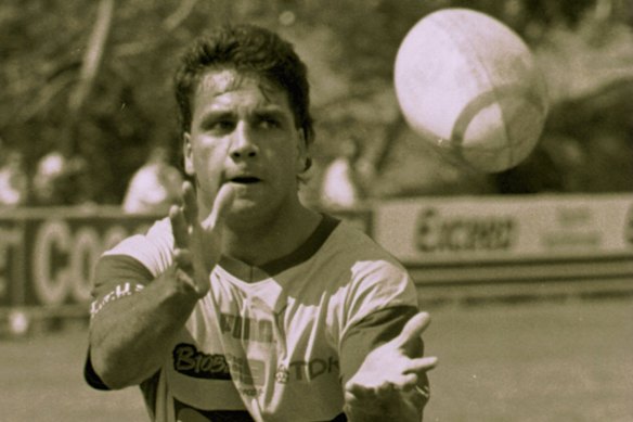 Steve Renouf in his playing heyday. 