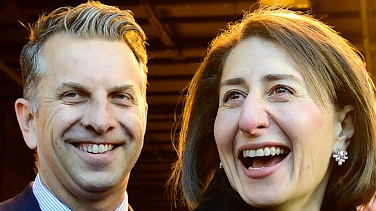 NSW Minister for Transport Andrew Constance and NSW Premier Gladys Berejiklian cut the ribbon to officially open the new M4 WestConnex tunnels.