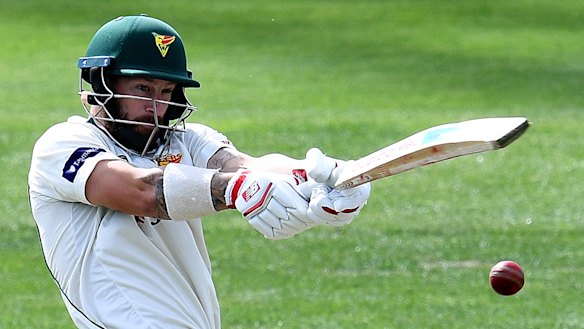Irresistible form: Matthew Wade looms as a wildcard selection against England.