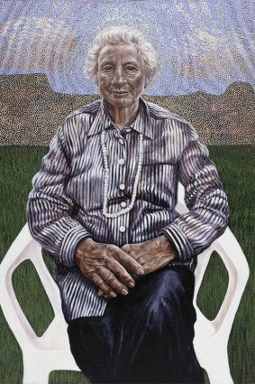 Wudjula Yorgah (White Woman), 2005, by Julie Dowling.