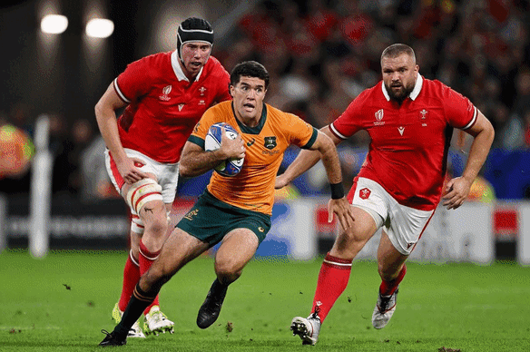 Ben Donaldson’s linebreak in the first half against Wales.