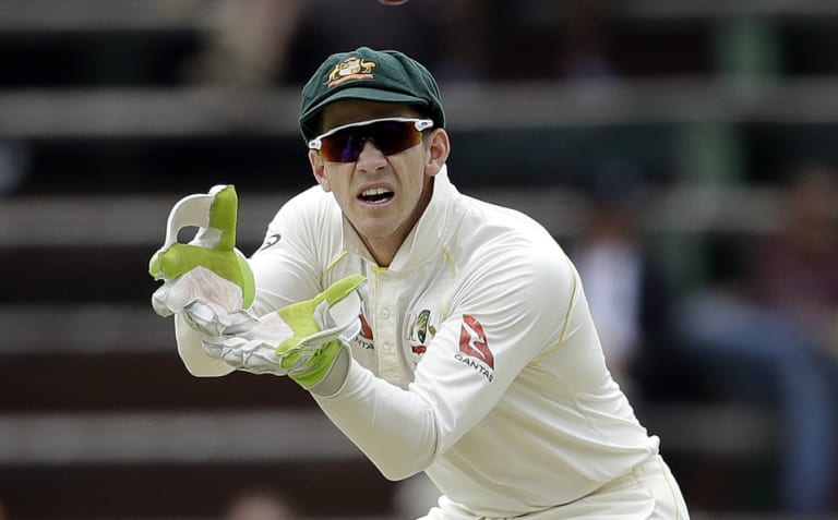 Questionable tactics: Australian captain Tim Paine.