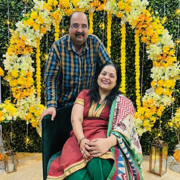Parul Mehta and Niket Mehta: “We’ve now been married for 29 years and, although we’ve had our share of ups and downs, we really are perfect for each other.”