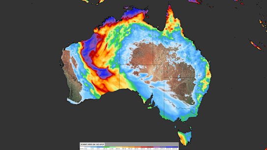 Rain is predicted over parts of Australia's northern tropics and western interior between now and Sunday, with stormy conditions across parts of NSW.