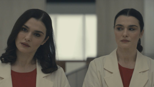 Rachel Weisz and Rache Weisz In Dead Ringers, which is adapted from David Cronenberg’s 1988 movie.