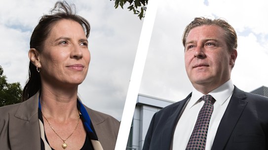 Liberal candidate Wendy Lindsay and Labor candidate Cameron Murphy are running for the East Hills seat in south-western Sydney. 