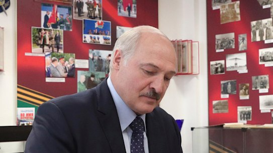 Belarusian President Alexander Lukashenko has been in charge for 26 years.