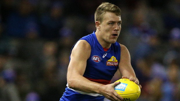 Jack Macrae is starring for the Bulldogs.
