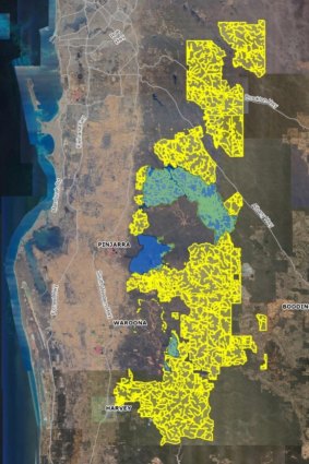 Alcoa plans to drill for bauxite deposits over a massive area that goes as far north as the Perth CBD.