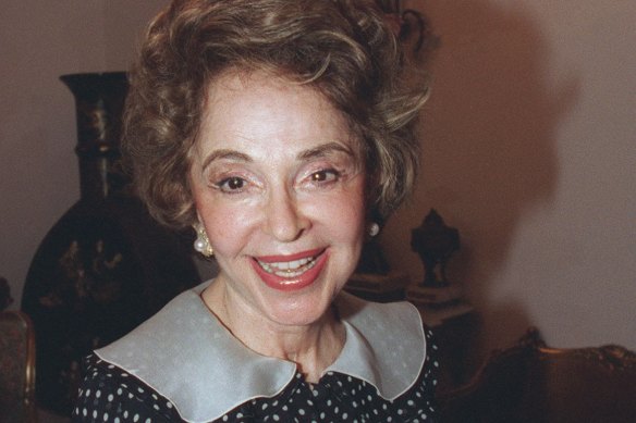 Lady Mary Fairfax, pictured in 1996.
