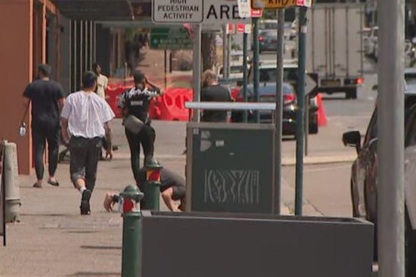 Two of the men briefly paused to pray as they walked away from Liverpool Police Station, released almost 24 hours after their dramatic arrest by tactical police.